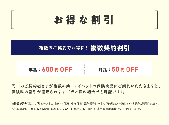 ペット保険『うちの子』の補償内容